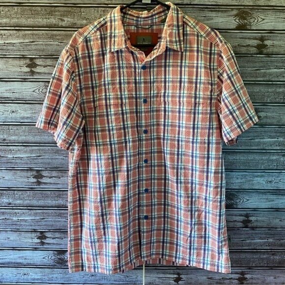 Royal Robbins Men's Short--Sleeved Button-Down Shirt Size L - Picture 1 of 7